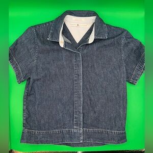 Vintage Tommy Hilfiger Denim Blouse size 4